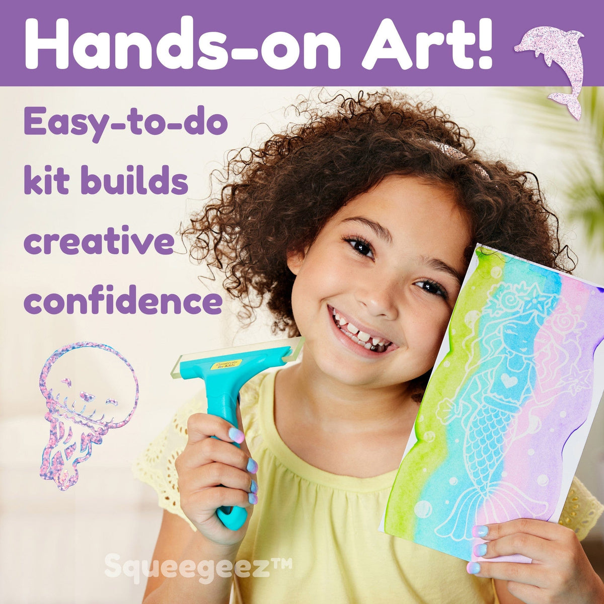 Faber Castell Faber Castell Magic Reveal Squeegee Art Mermaid - Little Miss Muffin Children & Home