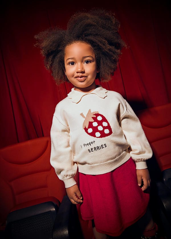 Mayoral Usa Inc 2 Piece Knit Skirt & Sweater Set in Red - Little Miss Muffin Children & Home