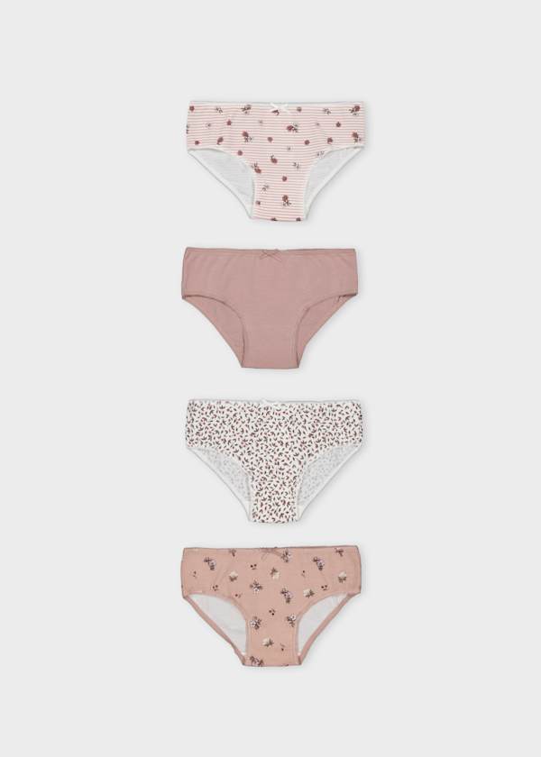 Mayoral Usa Inc Girl's 4-Pack Panties, 3 Colors Available - Little Miss Muffin Children & Home