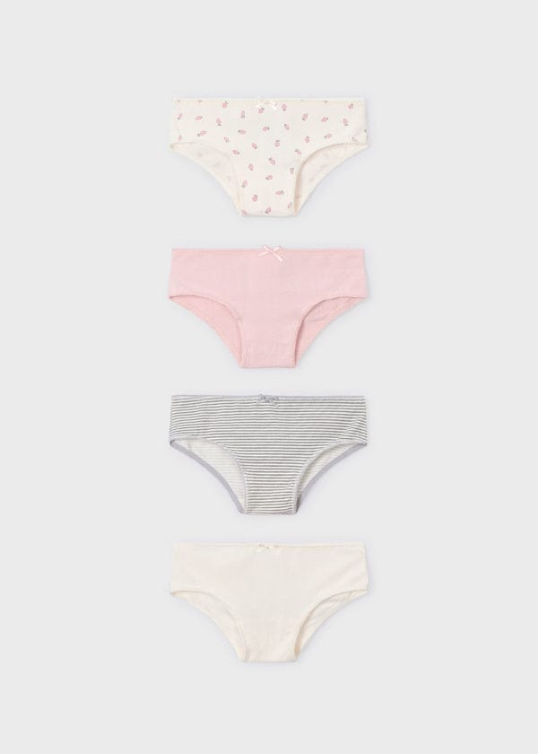 pink pack of girls underwear