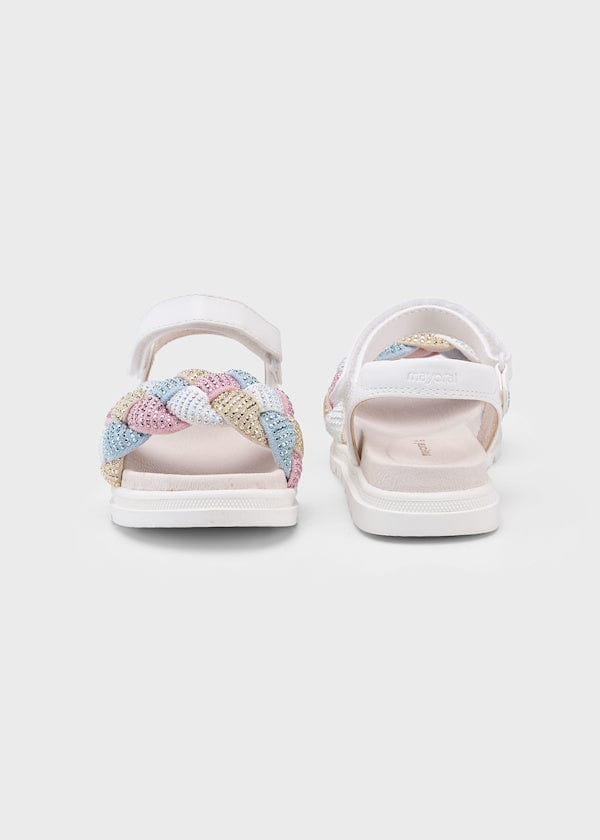 Mayoral Usa Inc Mayoral Braided Sparkle Sandals - Little Miss Muffin Children & Home