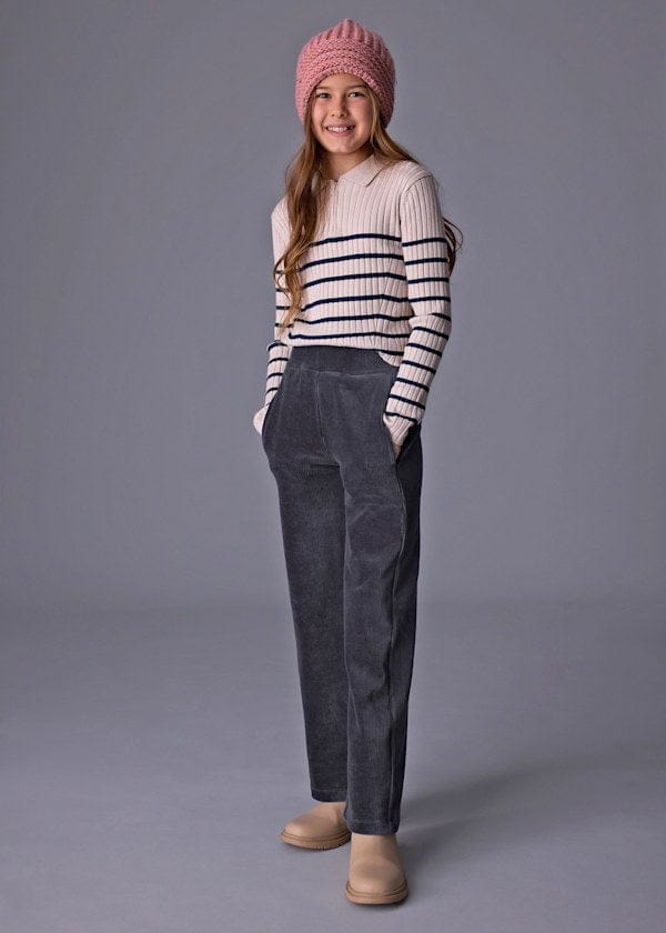 corduroy grey pants for girls