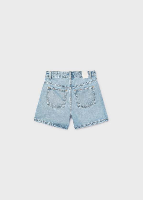 Mayoral Usa Inc Denim Shorts in Light Denim - Little Miss Muffin Children & Home