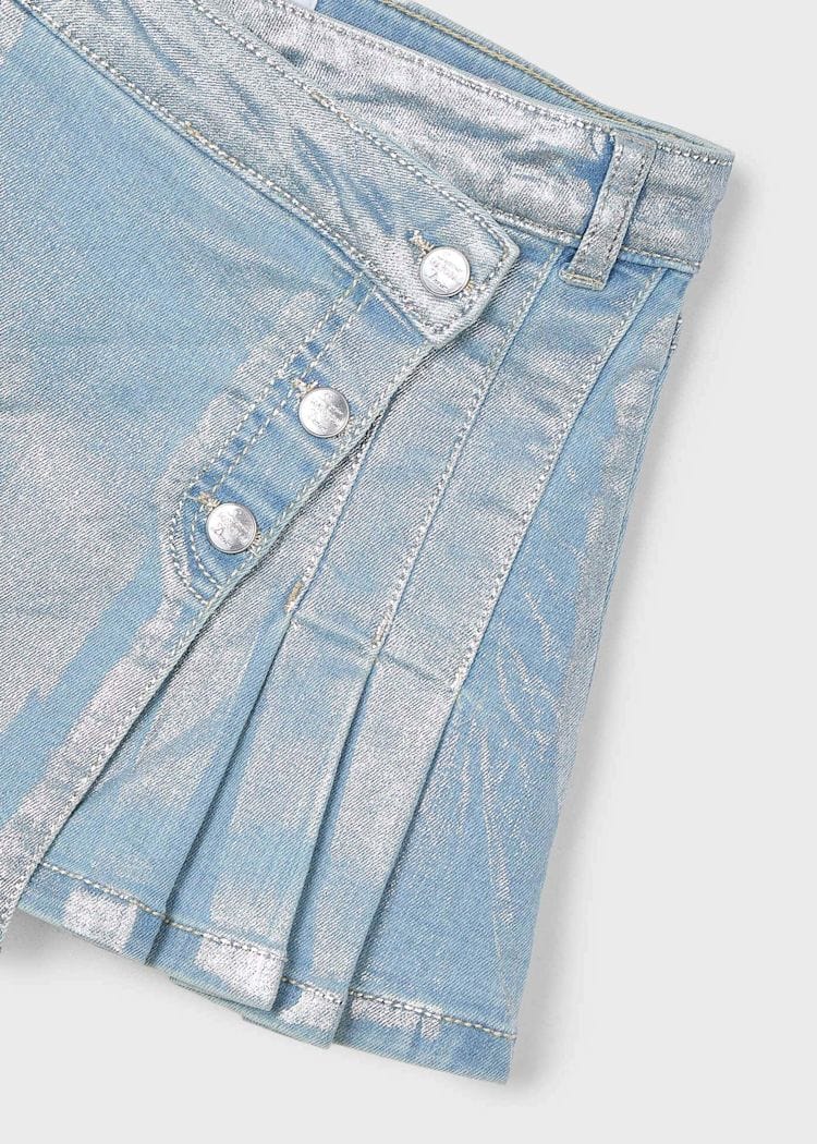 Mayoral Usa Inc Mayoral Pleated Denim Wrap Skirt - Little Miss Muffin Children & Home