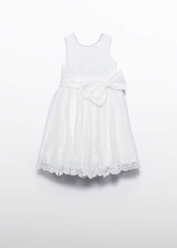 Embroidered Tulle Dress