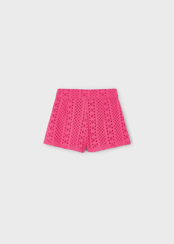 Mayoral Usa Inc Mayoral Eyelet Shorts in Peony - Little Miss Muffin Children & Home