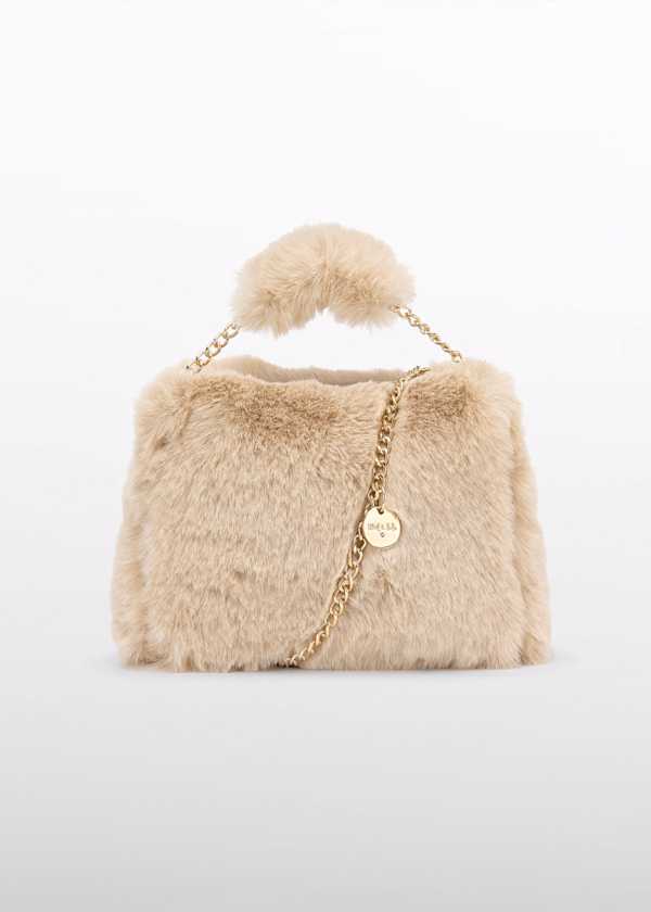 furry handbag for girls