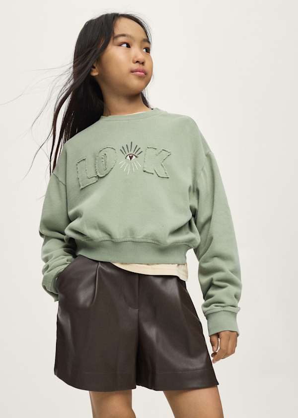 Faux Leather Shorts