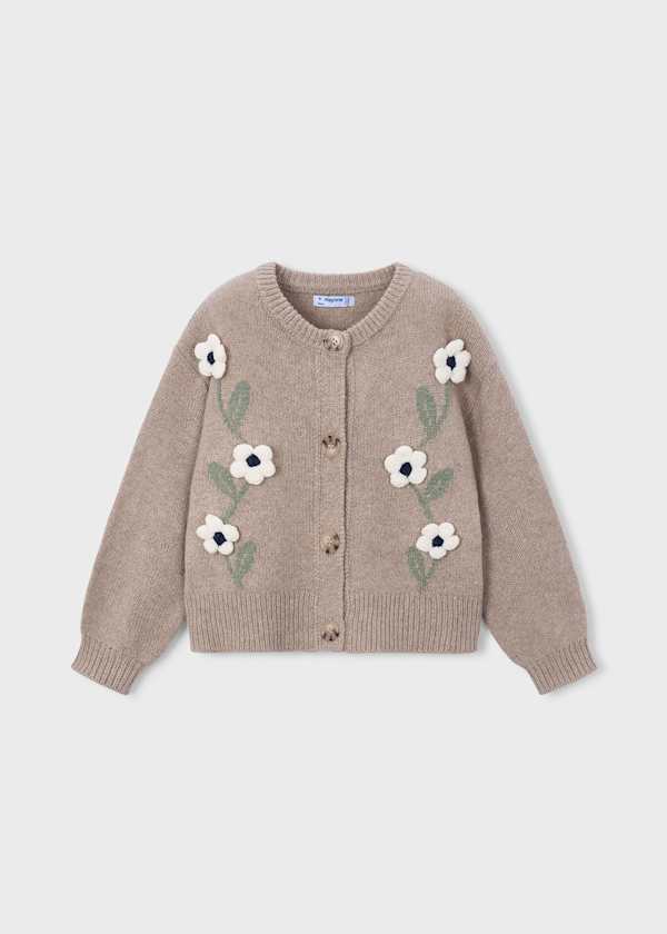 Floral Knit Cardigan