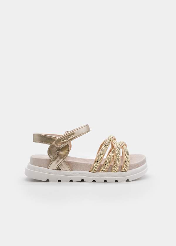 Strappy Glitter Sandals