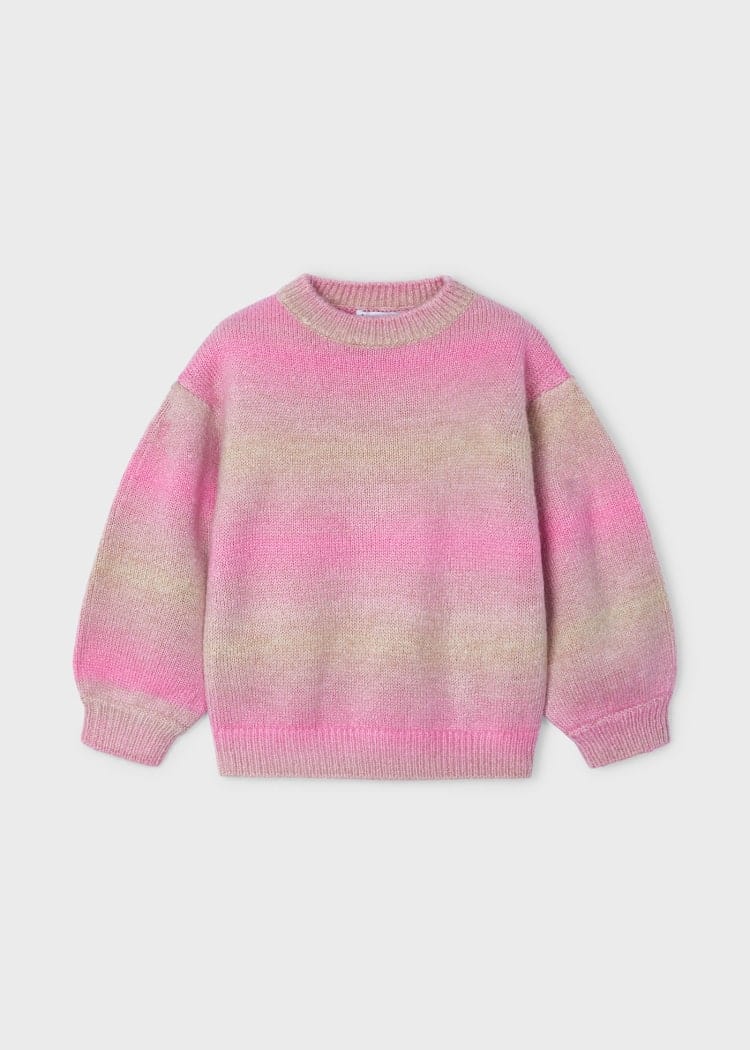 Mayoral Usa Inc Mayoral Gradient Striped Sweater in Camellia - Little Miss Muffin Children & Home