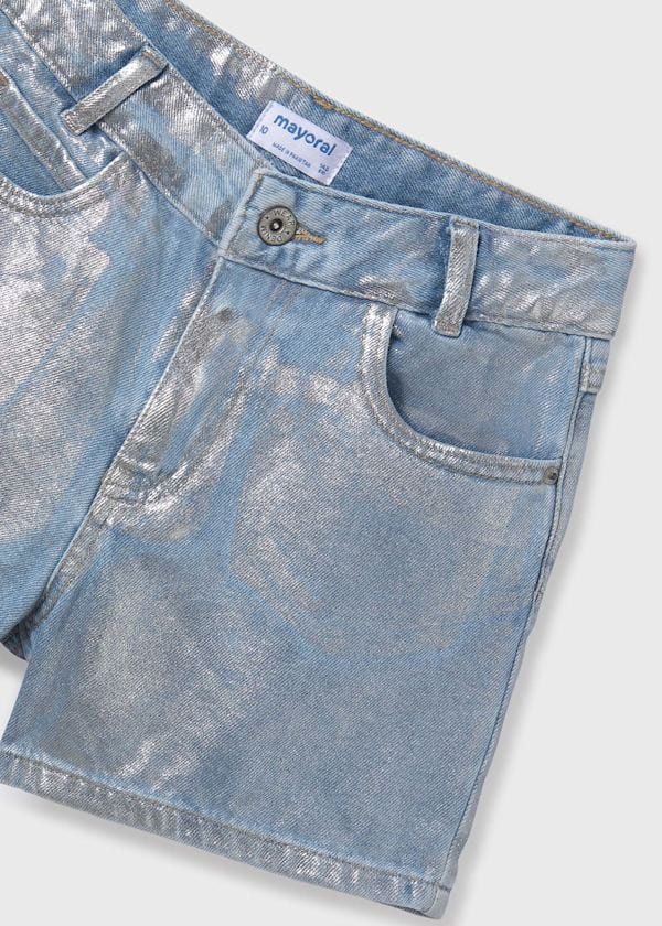 Mayoral Usa Inc Mayoral Foiled Jean Shorts - Little Miss Muffin Children & Home