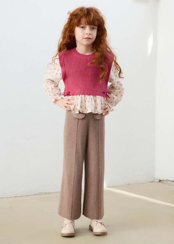 Knit Wide Leg Pants