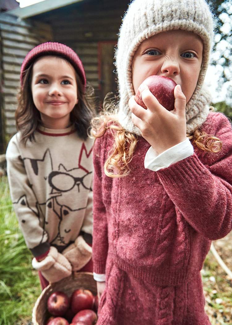 Mayoral Usa Inc Knit Sweater & Skirt Set in Cherry - Little Miss Muffin Children & Home