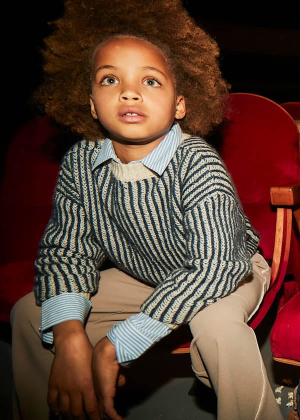 Mayoral Usa Inc Striped Knit Sweater - Little Miss Muffin Children & Home