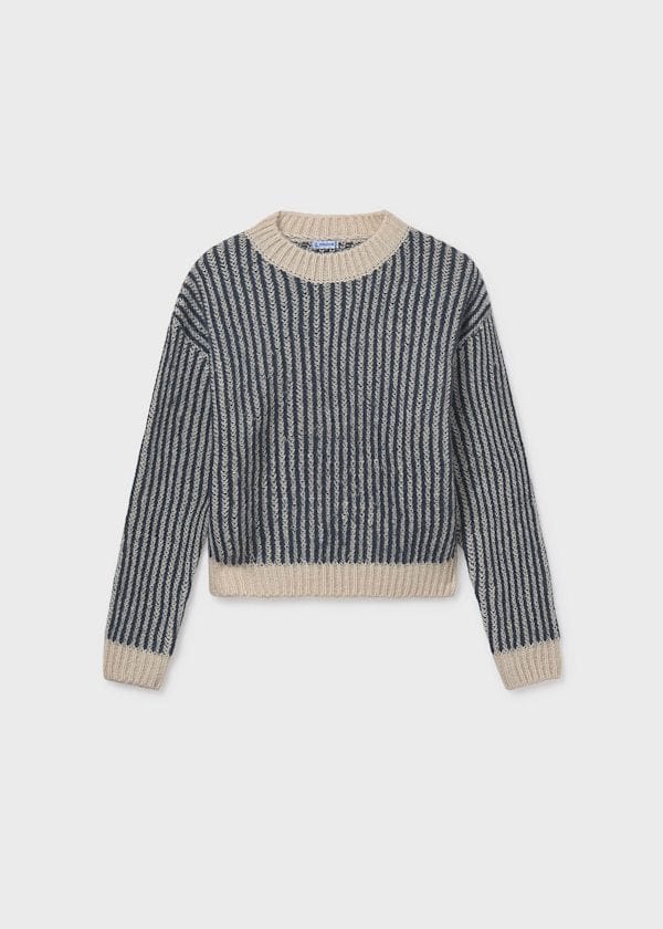 Mayoral Usa Inc Striped Knit Sweater - Little Miss Muffin Children & Home