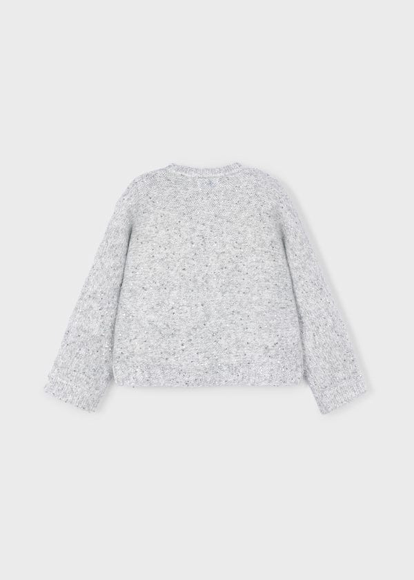 Mayoral Usa Inc Knit Sweater with Sequin Detail - Little Miss Muffin Children & Home