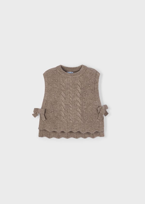 Mayoral Usa Inc Knit Vest with Side Bows - Little Miss Muffin Children & Home
