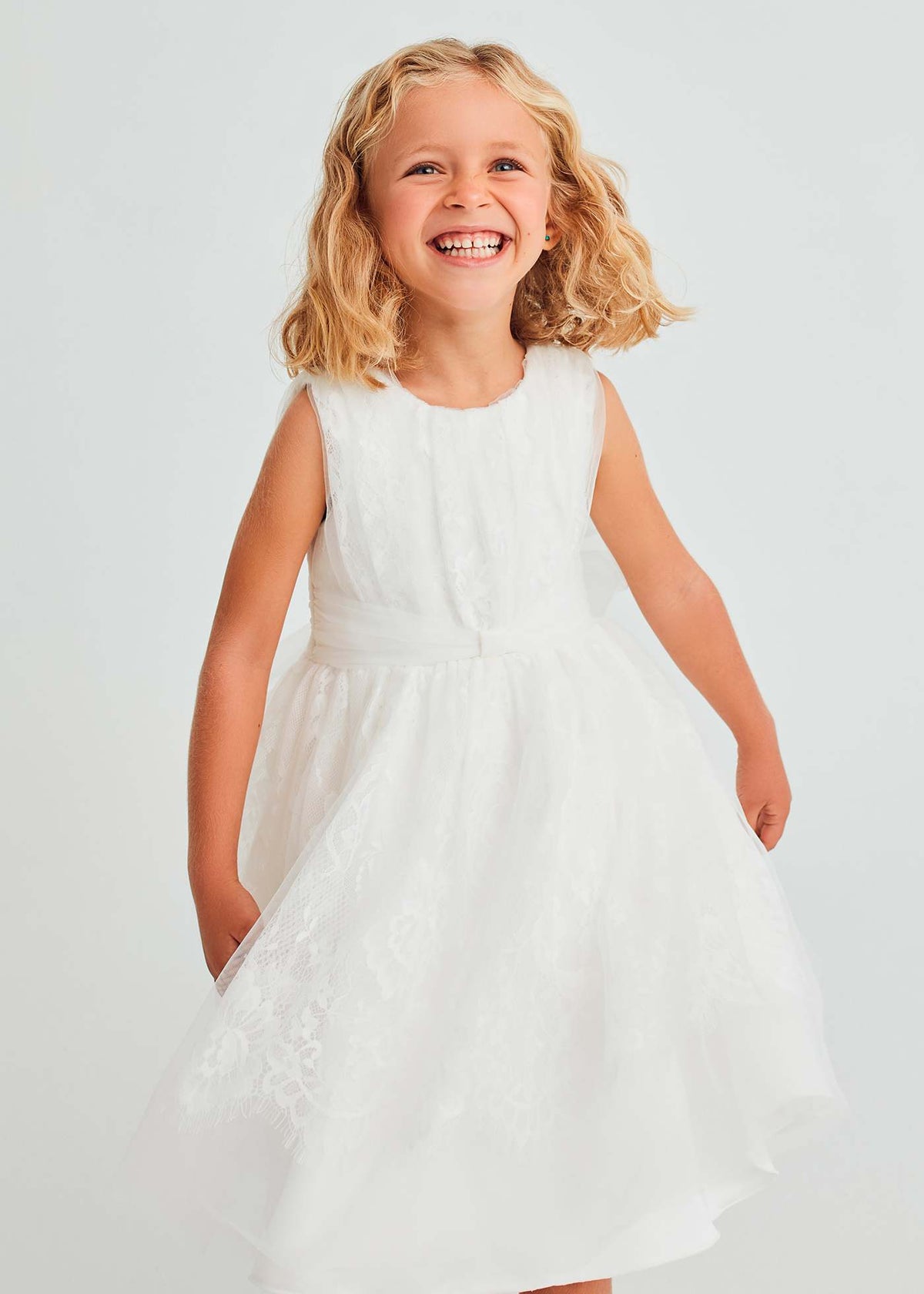 Abel & Lula Abel & Lula Lace Dress - Little Miss Muffin Children & Home