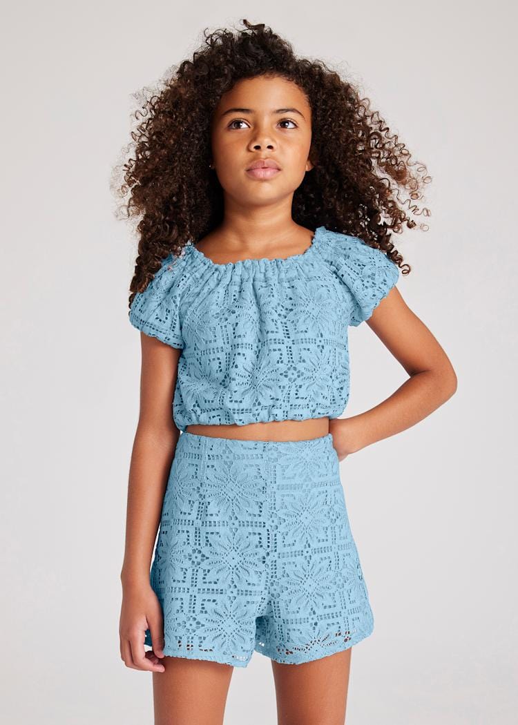 Mayoral Usa Inc Mayoral Lace Shorts - Little Miss Muffin Children & Home