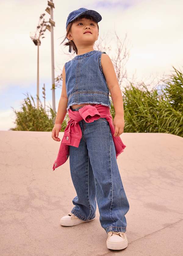 Mayoral Usa Inc Loose Fit Jeans - Little Miss Muffin Children & Home
