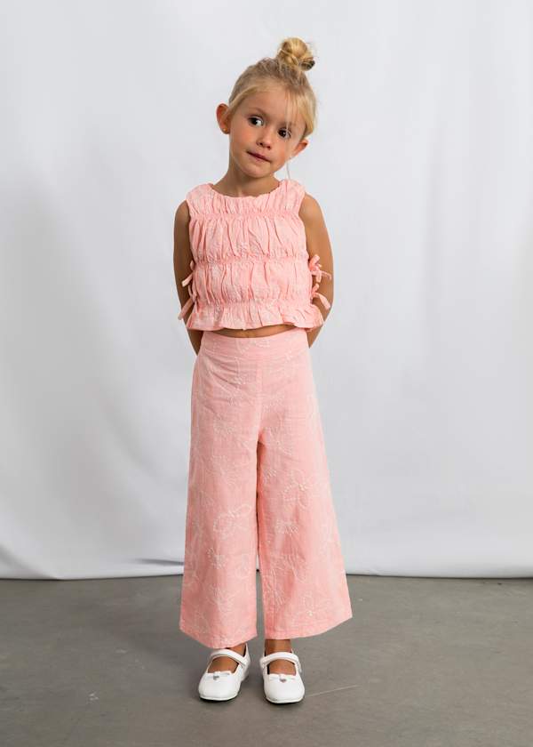 Mayoral Usa Inc Pants & Ruched Top Set in Blossom - Little Miss Muffin Children & Home