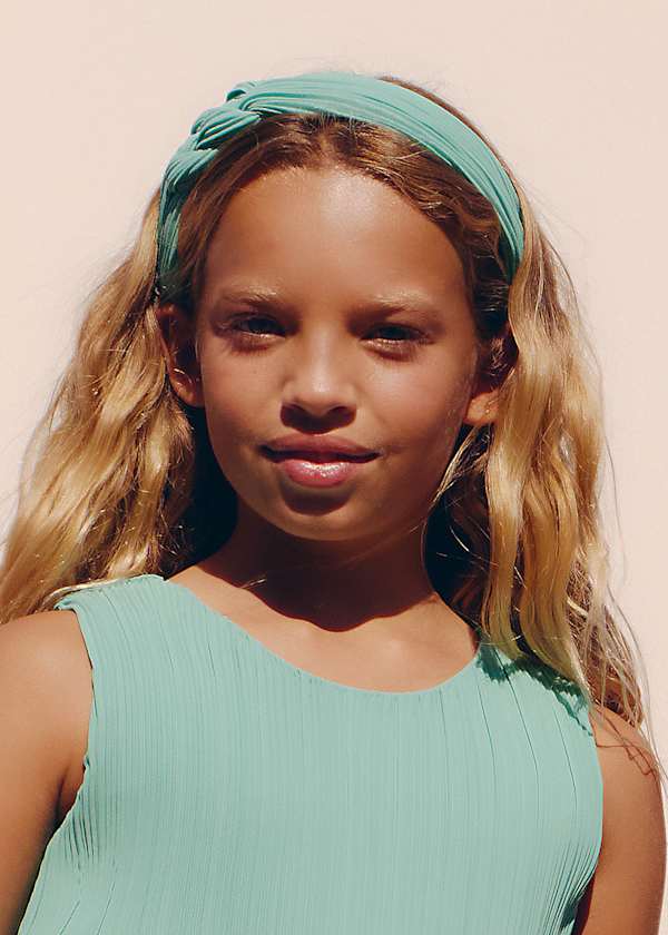 Abel & Lula Abel & Lula Pleated Gauze Headband - Little Miss Muffin Children & Home