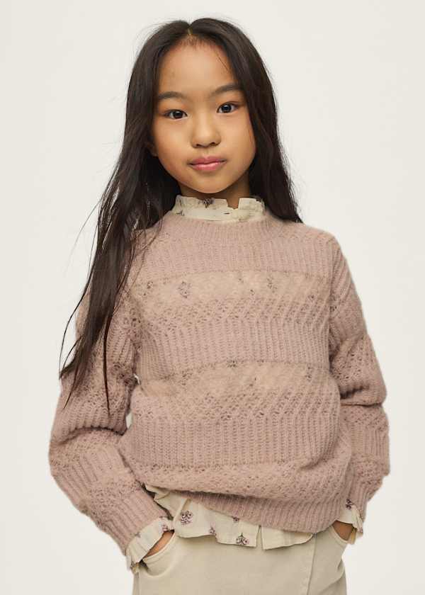 Pointelle Sweater