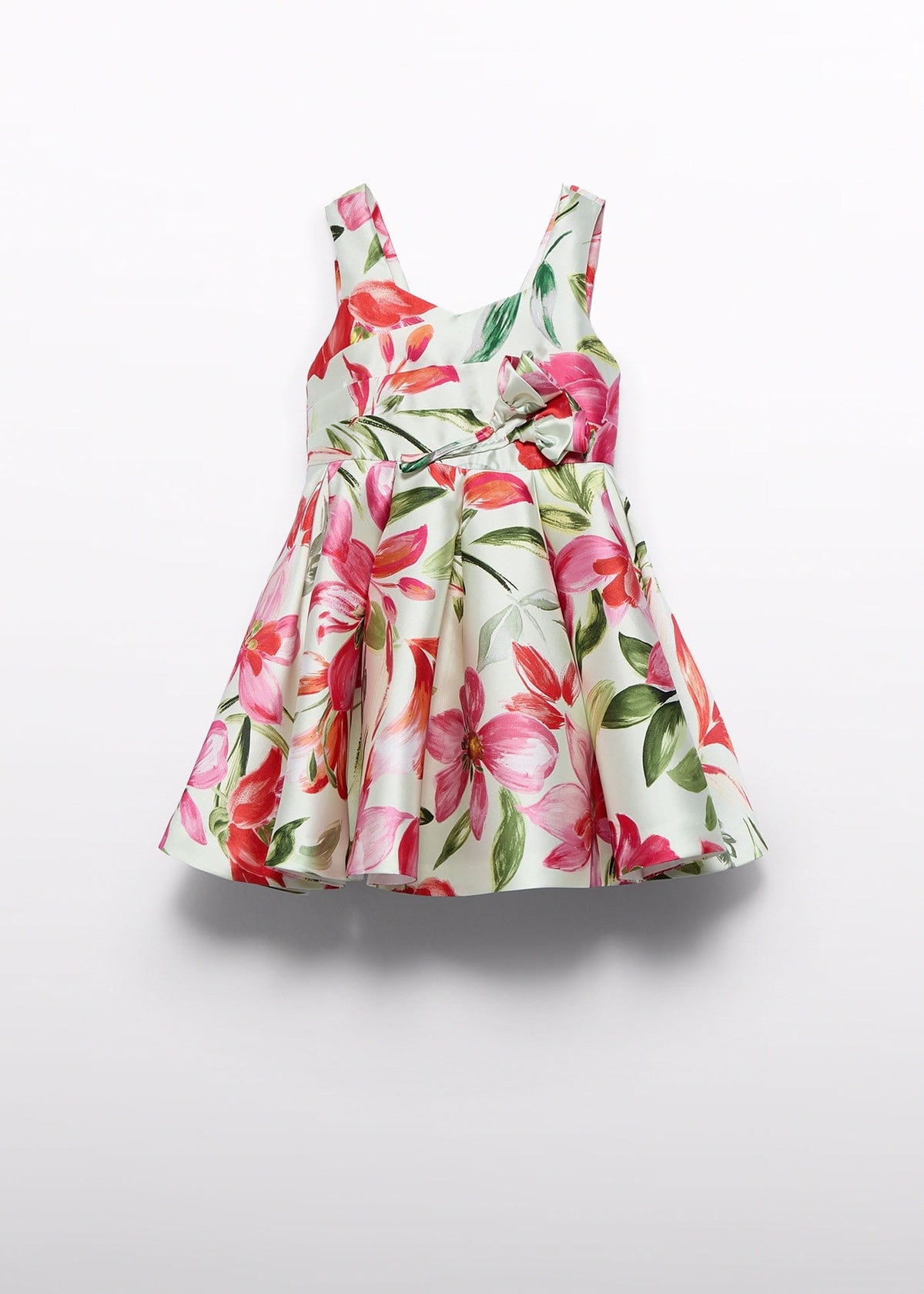 Abel & Lula Abel & Lula Floral Print Mikado Dress - Little Miss Muffin Children & Home