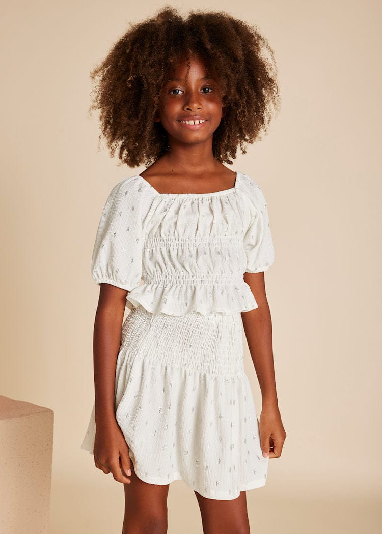 Mayoral Usa Inc Mayoral Smocked Waist Printed Skirt - Little Miss Muffin Children & Home