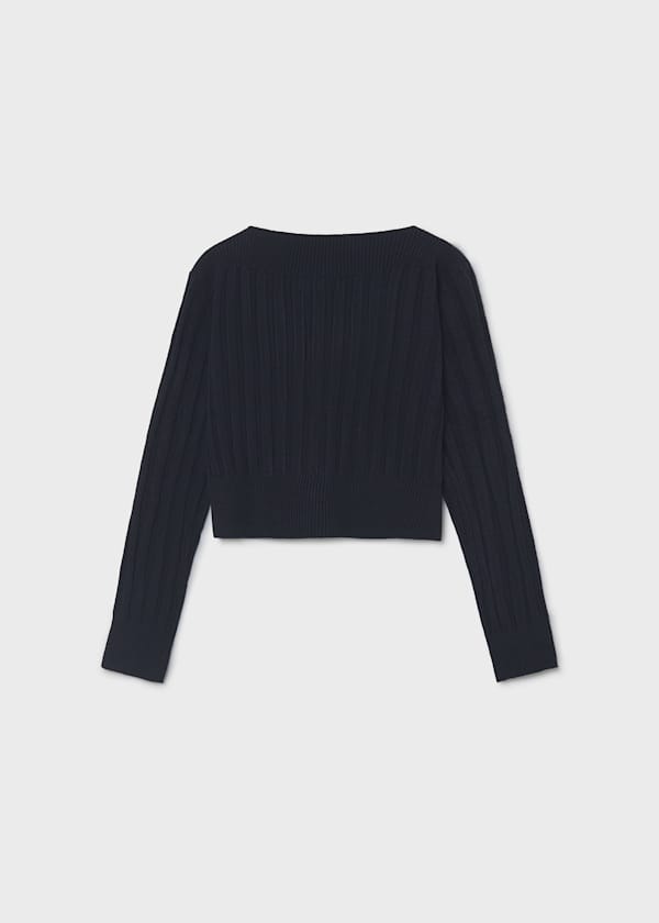 Ribbed Boatneck Sweater, 3 Colors Available