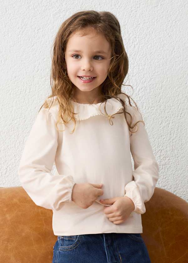 Ruffle Collar Blouse