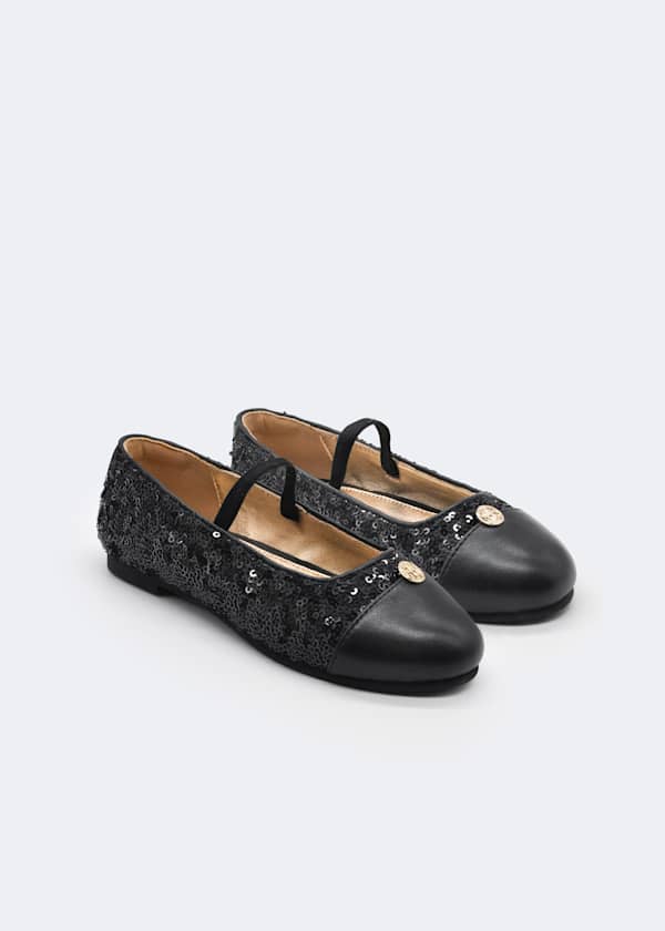 Abel & Lula Sequin Ballet Flats, 2 Colors Available - Little Miss Muffin Children & Home