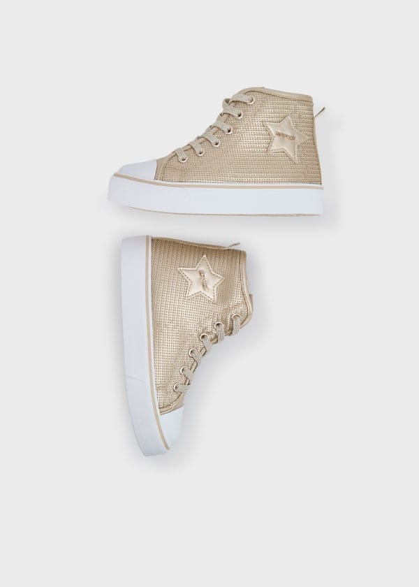 Mayoral Usa Inc Mayoral Sequin High Top Sneakers - Little Miss Muffin Children & Home
