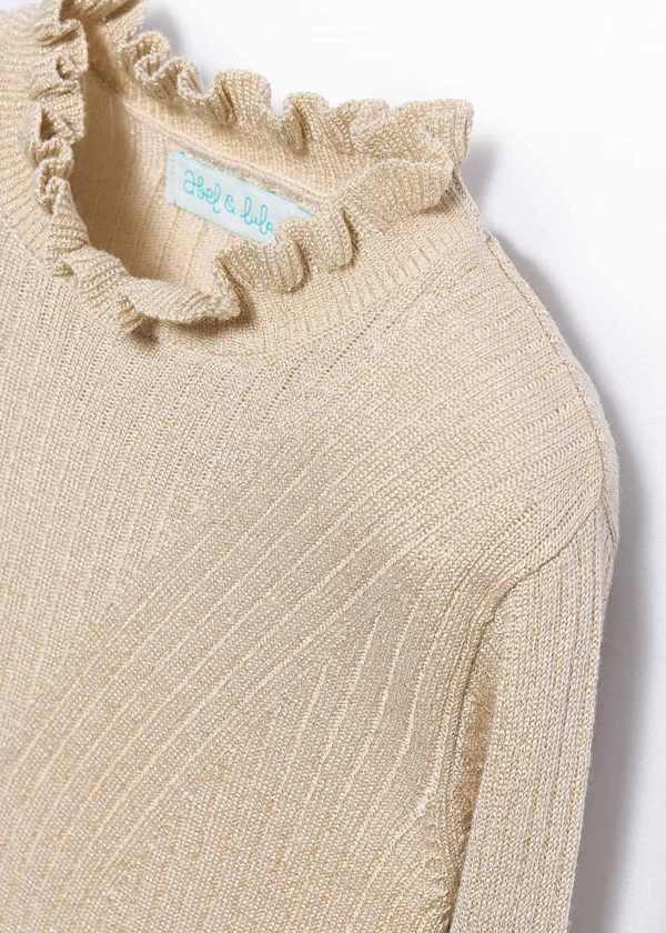 ruffle turtle neck