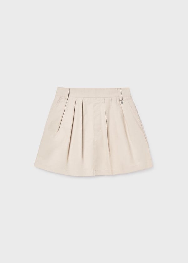 Mayoral Usa Inc Pleated Skort in Sand - Little Miss Muffin Children & Home