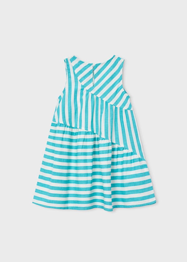 Sleeveless Striped Dress in Oasis