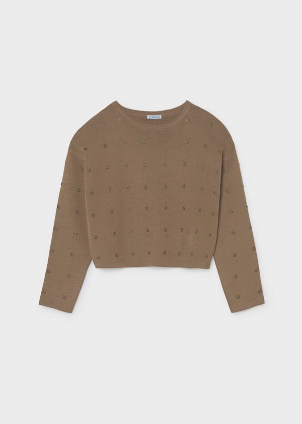 Studded Knit Sweater