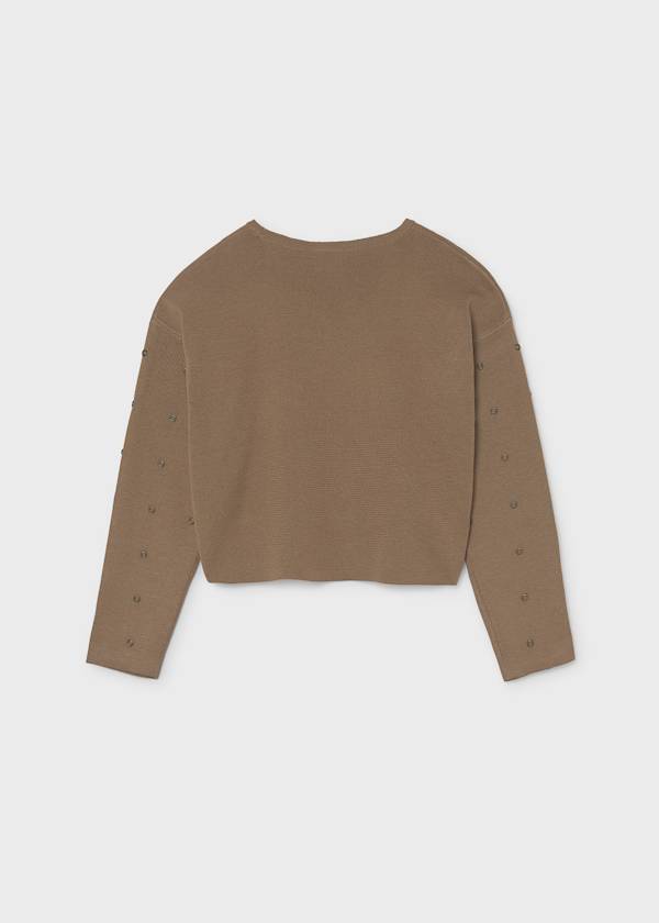 Studded Knit Sweater