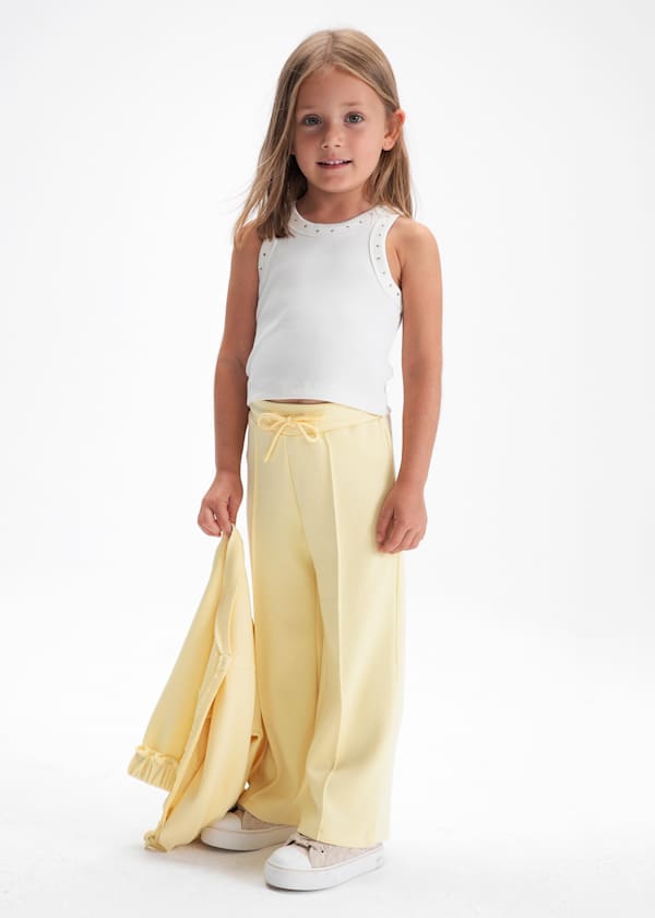 Mayoral Usa Inc Studded Tank Top in Natural - Little Miss Muffin Children & Home