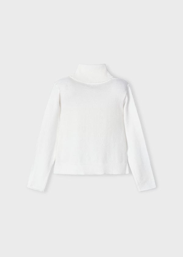 Mayoral Usa Inc Turtleneck Sweater in Ecru - Little Miss Muffin Children & Home
