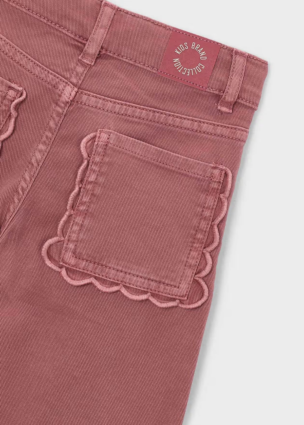 Wide Leg Twill Pants