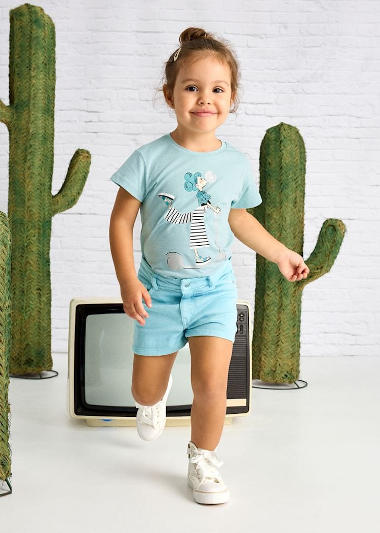 Mayoral Usa Inc Mayoral Twill Shorts in Anise - Little Miss Muffin Children & Home