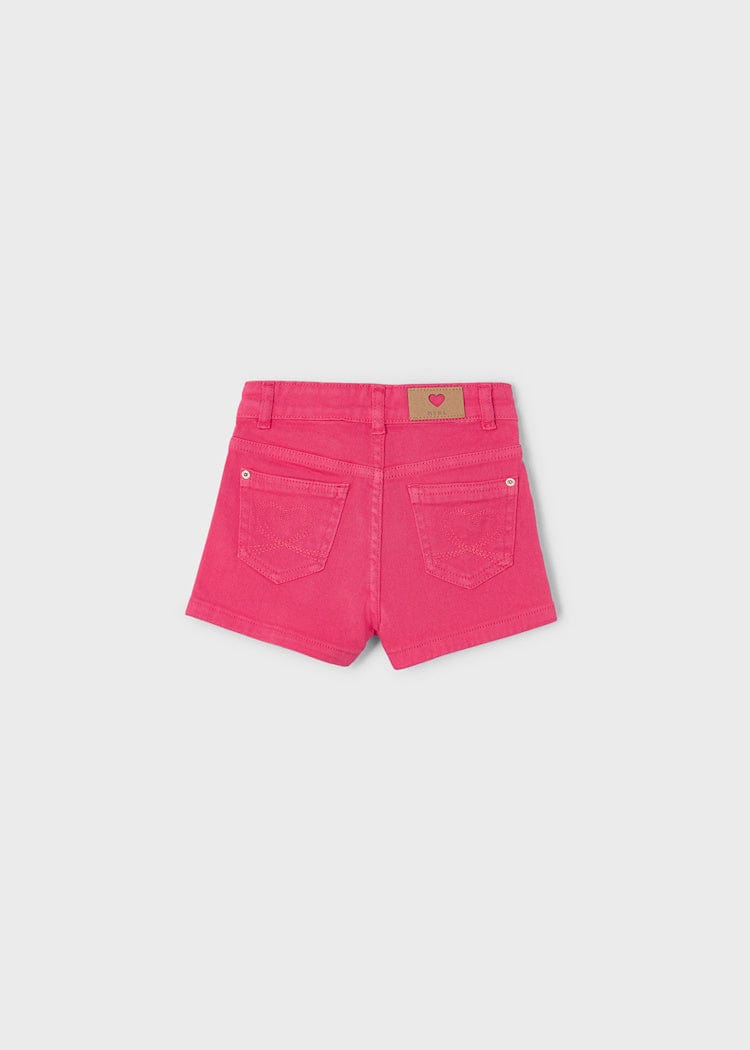 Mayoral Usa Inc Mayoral Twill Shorts in Peony - Little Miss Muffin Children & Home