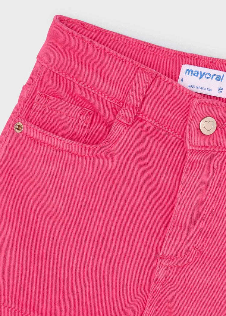 Mayoral Usa Inc Mayoral Twill Shorts in Peony - Little Miss Muffin Children & Home