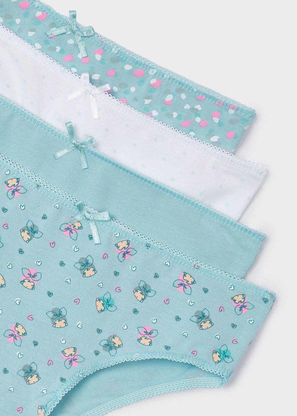 Mayoral Usa Inc Mayoral 4-Pack Bikini Panties - Little Miss Muffin Children & Home