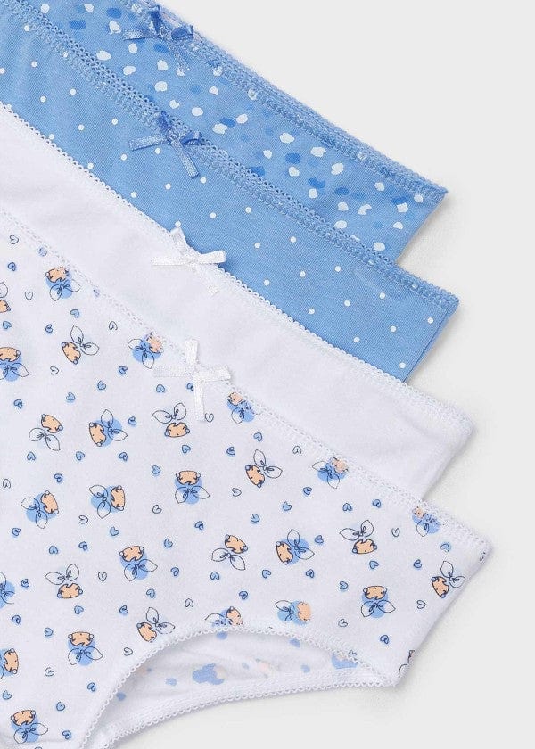 Mayoral Usa Inc Mayoral 4-Pack Bikini Panties - Little Miss Muffin Children & Home