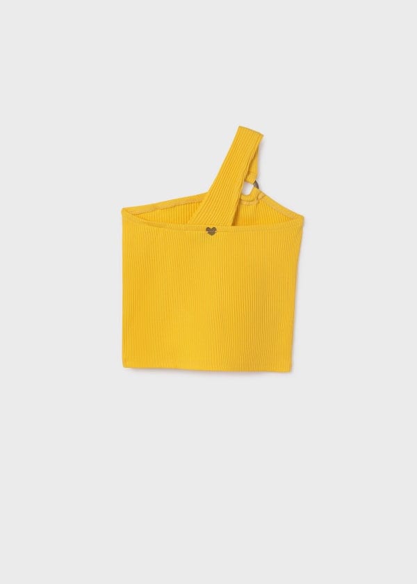 Mayoral Usa Inc Mayoral One-Shoulder Ribbed Tank - Little Miss Muffin Children & Home