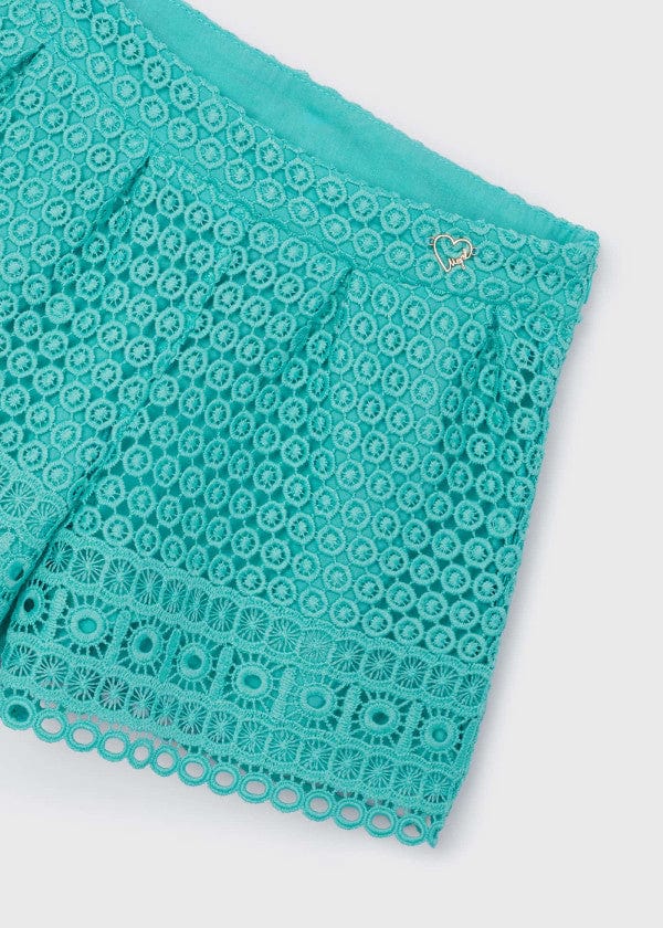 Mayoral Usa Inc Mayoral Guipure Lace Shorts - Little Miss Muffin Children & Home
