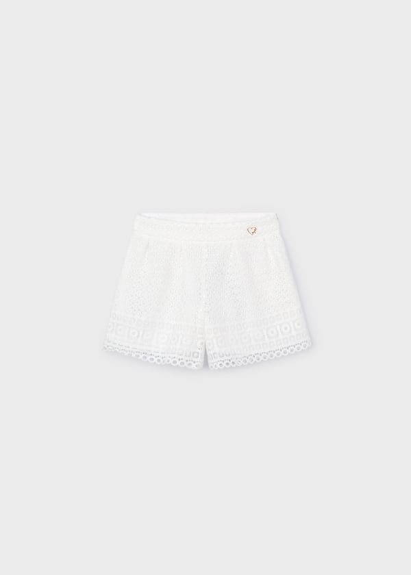 Mayoral Usa Inc Mayoral Guipure Lace Shorts - Little Miss Muffin Children & Home